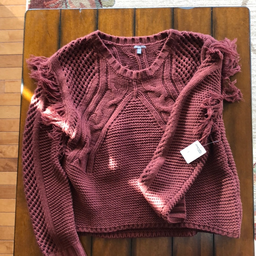 Fun Fringe Sweater NWT